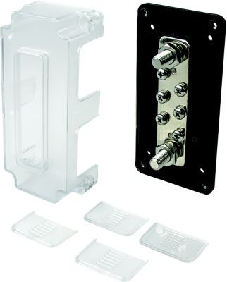 SEA-DOG LINE 426692-3 BUSS BAR W/COVER 6 TERMINALS