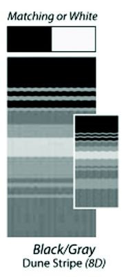 CAREFREE OF COLORADO AL188D8D AWNG SPRGLS VINYL 18' BLK/GRY