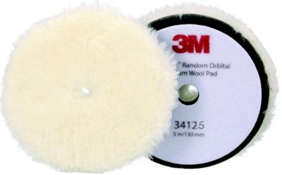 3M 7100276850 WOOL COMPND PAD MED  WH 6 IN