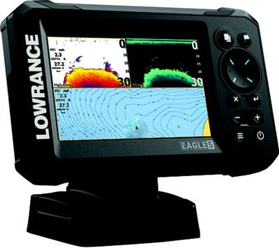 LOWRANCE 000-16226-001 EAGLE 5 SPLITSHOT + CMAP