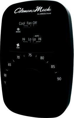 RV PRODUCTS 9420-352 TSTAT ANALOG COOL ONLY BLK