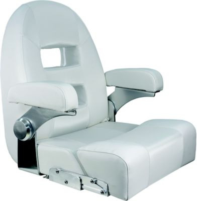 SPRINGFIELD MARINE 1042035-W CENTR CONSOLE HELM FLIP-UP WHT