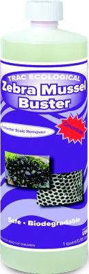 TRAC ECOLOGICAL 1525-MQ ZEBRA MUSSEL BUSTER-CON QT