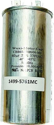 MC ENTERPRISES 1499-5761MC FAN CAPACITOR 60  F, 370V