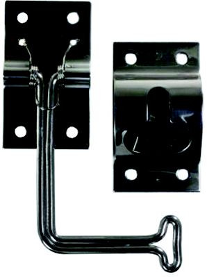 JR PRODUCTS 06-11875 DOOR HOLDER SS TRUE 90DEGREE