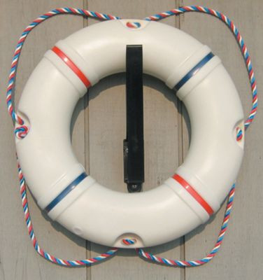 DOCK EDGE DE58421F LIFE RING 19" REC/POOLSIDE WHT