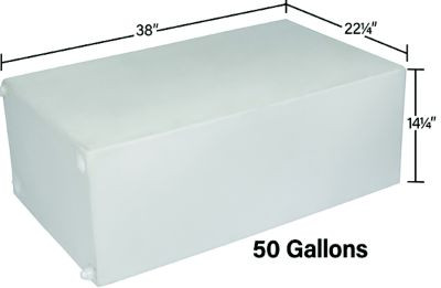 W1177017DS 50 GAL RV FRESH WATER TANK
