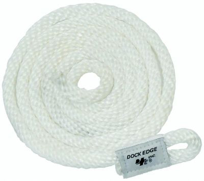 DOCK EDGE DE91561F FENDER LINE 3/8X5 WHITE 2/PK