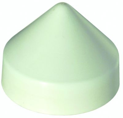 DOCK EDGE DE91881F PILING CAP  8" CONE OFF WHITE