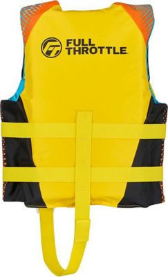 FULL THROTTLE 112200-300-001-26 CHILD NYLON JACKET YELLOW
