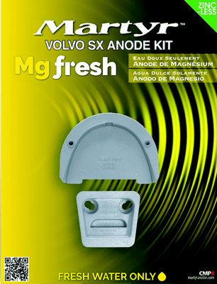 MARTYR ANODES CMSXKITM ANODE KIT VOLVO SX DRIVE MAG