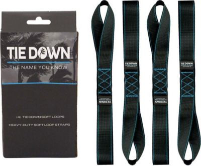 TIEDOWN ENGINEERING 13989-BLK SOFT LOOP STRP BLACK