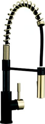 DURA FAUCET DF-MK504SLK-MBMG COIL PULDWN KIT FCT MT BLK/GLD