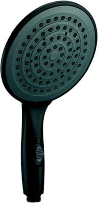 DURA FAUCET DF-SA434-MB SHOWERHEAD LUXURY 6  MAT BLK