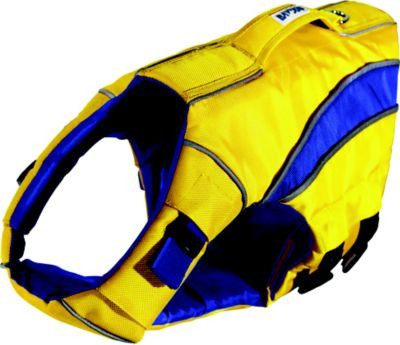 MB-YEL-L DOG VEST YELLOW L
