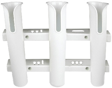 SEACHOICE 89411 ROD RACK-HOLDS THREE-WHITE