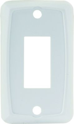 JR PRODUCTS 12841-5 SINGLE FACE PLATE WHITE PK5