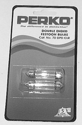 PERKO 0072DP1CLR 24V 10 WATT BULBS - 2/CARD