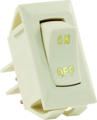 JR PRODUCTS 12615 LABELED 12V ON/OFF SWTCH IVORY