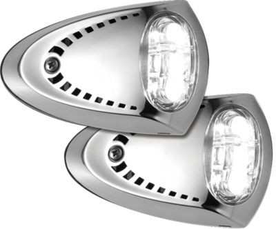 ATTWOOD MARINE 6522SS7 LED SM DOCK LT SS CO  1 PR/PK