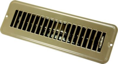 JR PRODUCTS 02-28915 2X10IN METAL FLR REG DAMPRD BR