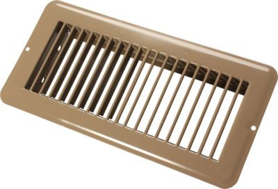 JR PRODUCTS 02-28995 4X10IN METAL FLR REG UNDAMP BR