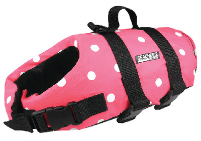 SEACHOICE DV-2XS-86360 DOG VEST PINK POLKA XXS TO 6LB