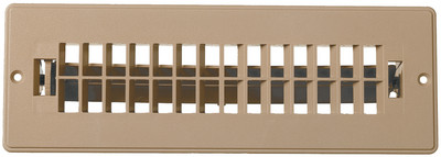 D & W SALES ENG. 7920DB-2H PLASTIC FLOOR REGISTER