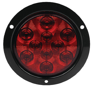 SEACHOICE 1151 LED TAIL LGHT 4"FLNG RED 10 DI