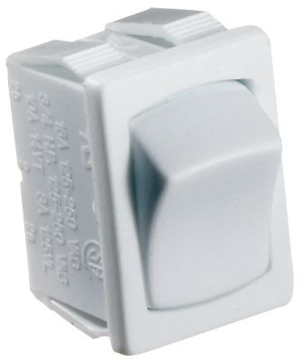 RV DESIGNER S435 SWITCH-ROCKER 10A ON-OFF WHITE