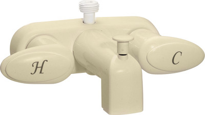 VALTERRA PF223161 2 HNDL 4IN TUB BISCUIT W/DIV.