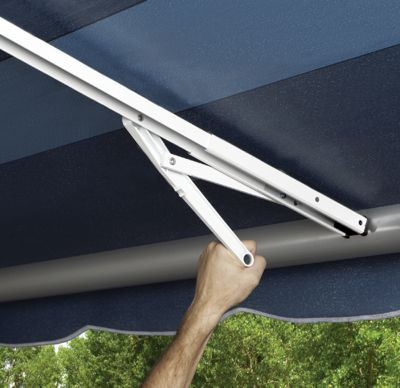 CAREFREE OF COLORADO 902815WHT RAFTER 7,AWNING WHT +GAS SHOCK