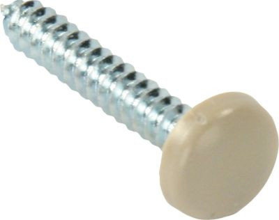 JR PRODUCTS 20425 KAPPET SCREWS W/COVERSBEIGE
