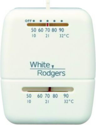 WHITE RODGERS M30 UNIV. HEATING THERMOSTAT WHITE