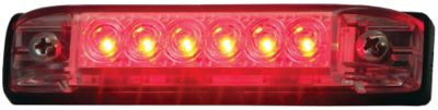 T-H MARINE LED51803DP LED SLIMLINE STRIP 4 IN RED