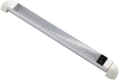 T-H MARINE LED51858DP LED RAIL W-SWITCH 12" COOL WHT