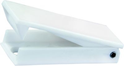 JR PRODUCTS 10355 SQUARE BAGGAGE DOOR CATCH WHT