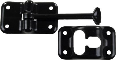 JR PRODUCTS 10324 3.5IN T-STYLE DOOR HOLDERBLK.