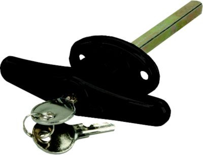 JR PRODUCTS 10985 LOCKING T-HANDLE BLACK