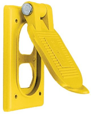 HUBBELL HBL52CM21 WEATHERPROOF COV.15-20A DUPLE