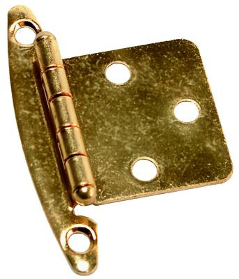RV DESIGNER H239 FREE SWINGING HINGE-BRASS 2/PK