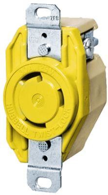 HUBBELL HBL26CM10 RECEPTACLE 30A125V2P3W
