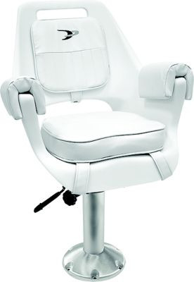 WISE SEATING 8WD007-710 CHAIR-PILOT W15" PEDESTAL  WHT