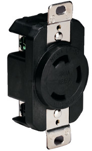 AFI/MARINCO/GUEST/NICRO/BEP 305CRRB 30 AMP BLACK RECEPTICAL