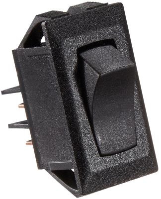 RV DESIGNER S261 SWITCH-ROCKER 10A ON-OFF BLACK