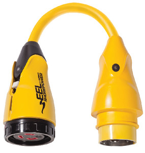 AFI/MARINCO/GUEST/NICRO/BEP P503-30 EEL ADAP50A 125V MALE/30A FEM