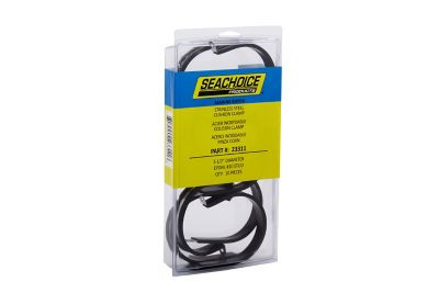 SEACHOICE 50-23311 SS CABLE CLAMPS 2 1/2 EPDM (10