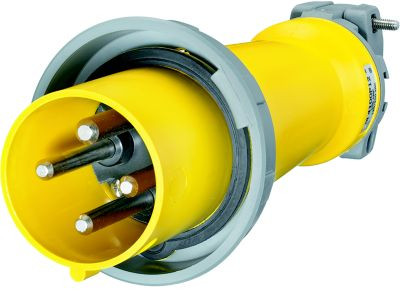 HUBBELL M4100P12 100A 125/250VOLT 4-WIRE PLUG