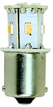 SCANDVIK 41034P LED BULB BA15S BASE 12/24V WW