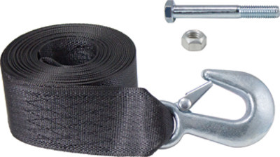 DUTTON-LAINSON 24248 6250 WINCH STRAP/ HOOK, 25 FT.